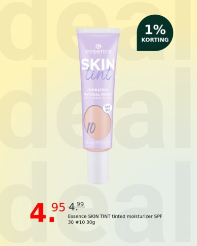 Essence SKIN TINT tinted moisturizer SPF 30 #10 30g