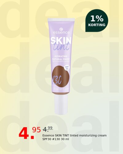 Essence SKIN TINT tinted moisturizing cream SPF30 #130 30 ml