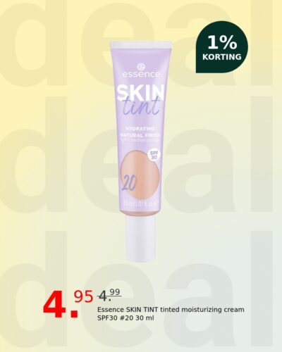 Essence SKIN TINT tinted moisturizing cream SPF30 #20 30 ml