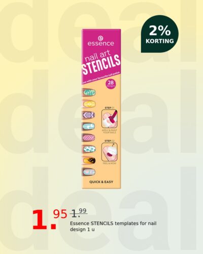 Essence STENCILS templates for nail design 1 u