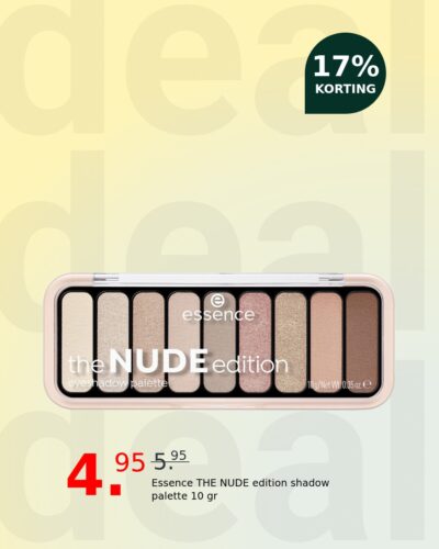 Essence THE NUDE edition shadow palette 10 gr