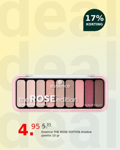Essence THE ROSE EDITION shadow palette 10 gr