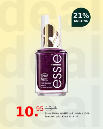 Essie SNOW WHITE nail polish #1009-Tempted With Envy 13.5 ml