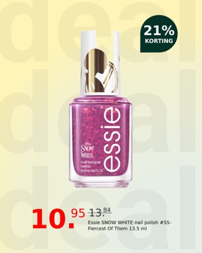 Essie SNOW WHITE nail polish #55-Fiercest Of Them 13.5 ml