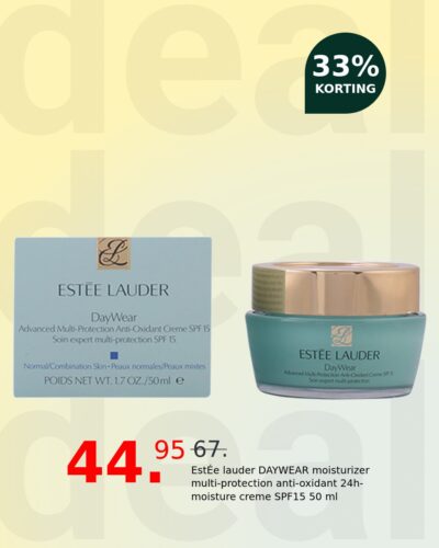 EstÉe lauder DAYWEAR moisturizer multi-protection anti-oxidant 24h-moisture creme SPF15 50 ml