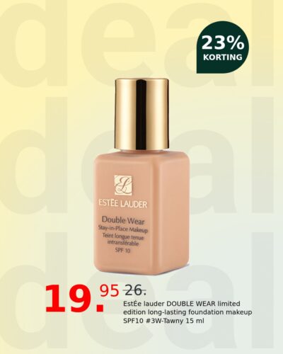EstÉe lauder DOUBLE WEAR limited edition long-lasting foundation makeup SPF10 #3W-Tawny 15 ml