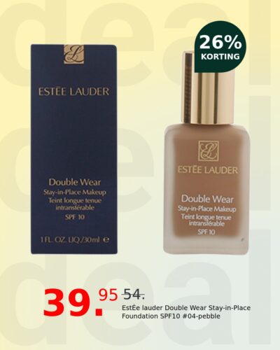 EstÉe lauder Double Wear Stay-in-Place Foundation SPF10 #04-pebble