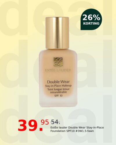 EstÉe lauder Double Wear Stay-in-Place Foundation SPF10 #3W1.5-fawn