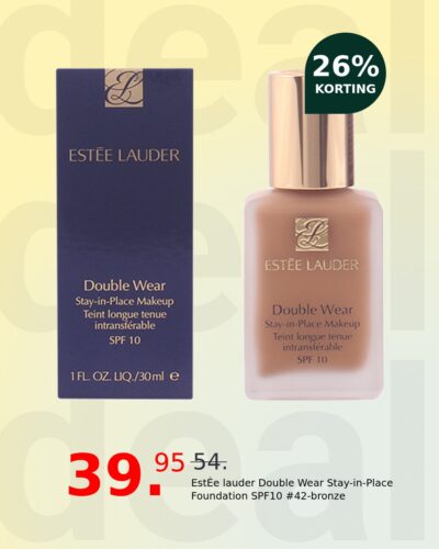 EstÉe lauder Double Wear Stay-in-Place Foundation SPF10 #42-bronze