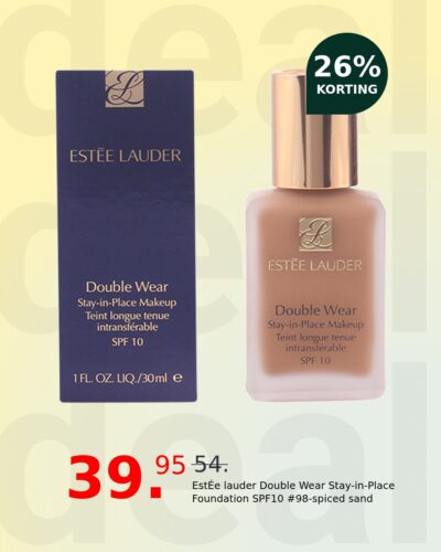 EstÉe lauder Double Wear Stay-in-Place Foundation SPF10 #98-spiced sand