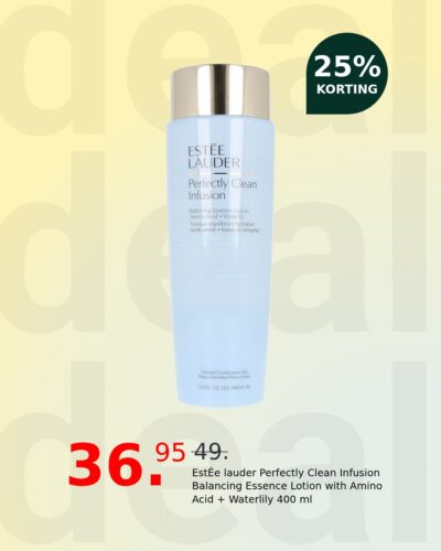 EstÉe lauder Perfectly Clean Infusion Balancing Essence Lotion with Amino Acid + Waterlily 400 ml
