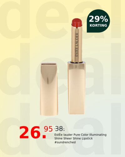 EstÉe lauder Pure Color Illuminating Shine Sheer Shine Lipstick #sundrenched