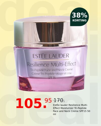 EstÉe lauder Resilience Multi-Effect Moisturizer Tri-Peptide Face and Neck Creme SPF15 50 ml