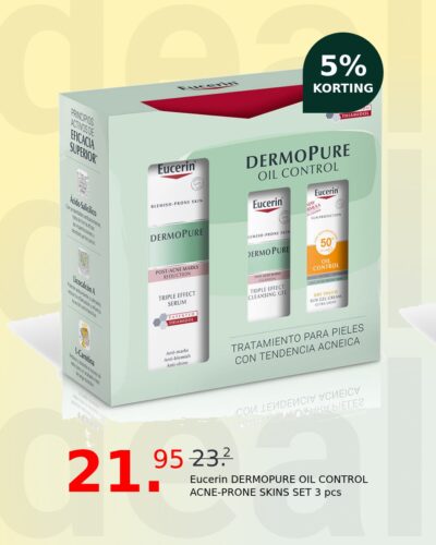 Eucerin DERMOPURE OIL CONTROL ACNE-PRONE SKINS SET 3 pcs