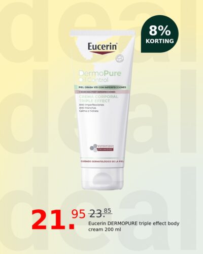 Eucerin DERMOPURE triple effect body cream 200 ml