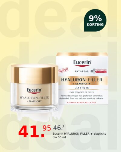Eucerin HYALURON FILLER + elasticity día 50 ml