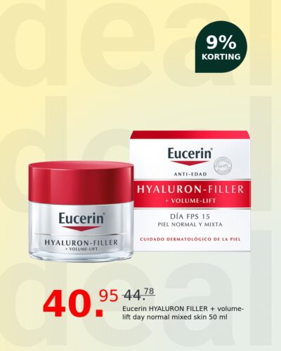 Eucerin HYALURON FILLER + volume-lift day normal mixed skin 50 ml