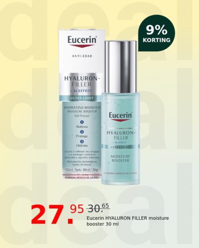 Eucerin HYALURON FILLER moisture booster 30 ml
