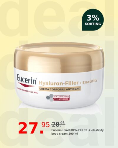 Eucerin HYALURON-FILLER + elasticity body cream 200 ml