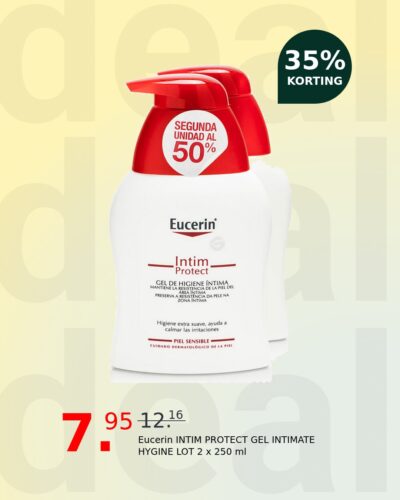 Eucerin INTIM PROTECT GEL INTIMATE HYGINE LOT 2 x 250 ml