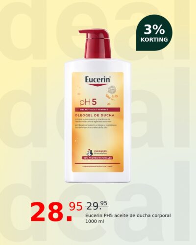 Eucerin PH5 aceite de ducha corporal 1000 ml