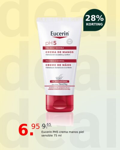 Eucerin PH5 crema manos piel sensible 75 ml
