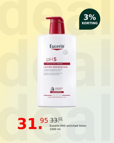 Eucerin PH5 enriched lotion 1000 ml