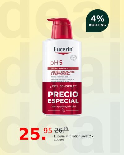 Eucerin PH5 lotion pack 2 x 400 ml