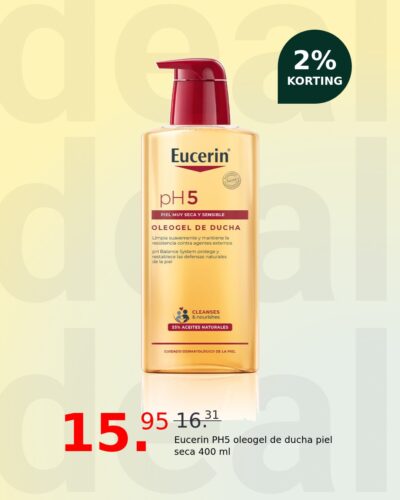 Eucerin PH5 oleogel de ducha piel seca 400 ml