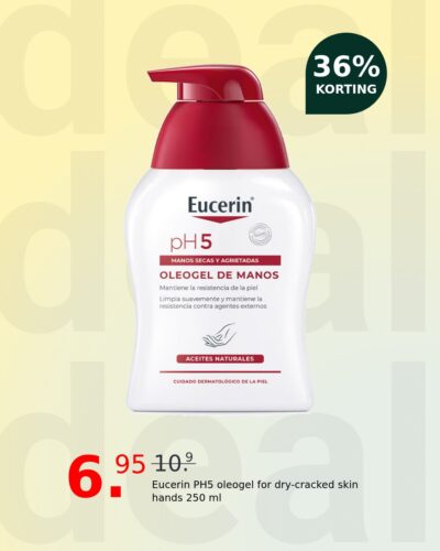 Eucerin PH5 oleogel for dry-cracked skin hands 250 ml