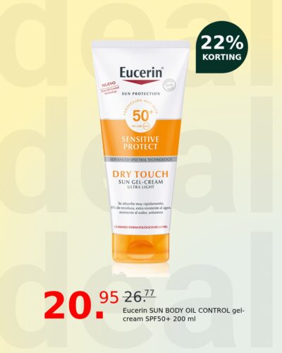 Eucerin SUN BODY OIL CONTROL gel-cream SPF50+ 200 ml
