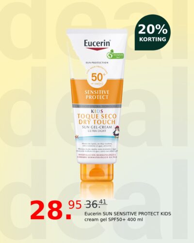 Eucerin SUN SENSITIVE PROTECT KIDS cream gel SPF50+ 400 ml