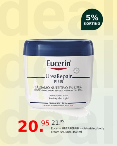 Eucerin UREAREPAIR moisturizing body cream 5% urea 450 ml