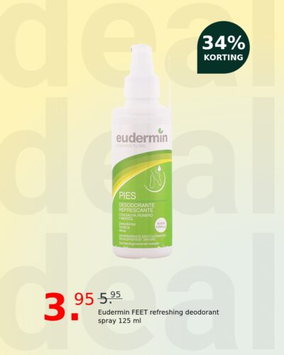 Eudermin FEET refreshing deodorant spray 125 ml