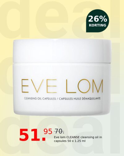 Eve lom CLEANSE cleansing oil in capsules 50 x 1.25 ml