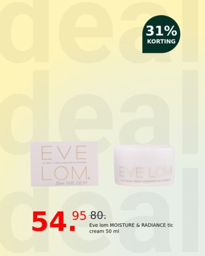 Eve lom MOISTURE & RADIANCE tlc cream 50 ml