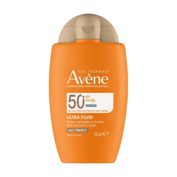 AvÈne SOLAIRE ULTRA FLUID MAT PERFECT universal facial sunscreen SPF 50 50 ml