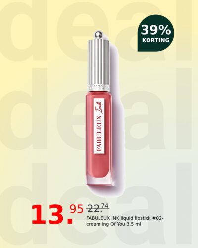 FABULEUX INK liquid lipstick #02-cream'Ing Of You 3.5 ml