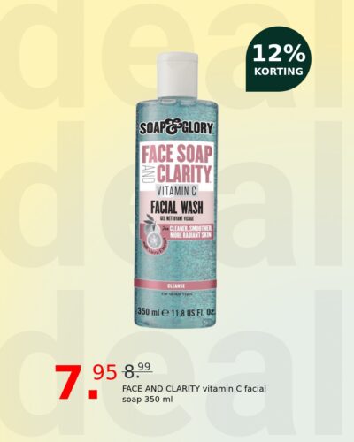 FACE AND CLARITY vitamin C facial soap 350 ml