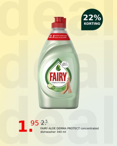 FAIRY ALOE DERMA PROTECT concentrated dishwasher 340 ml