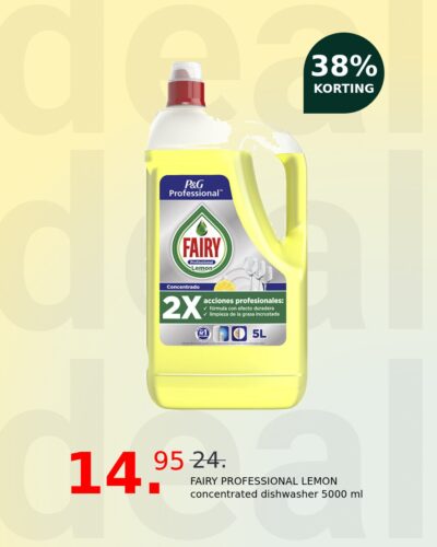 FAIRY PROFESSIONAL LEMON concentrated dishwasher 5000 ml