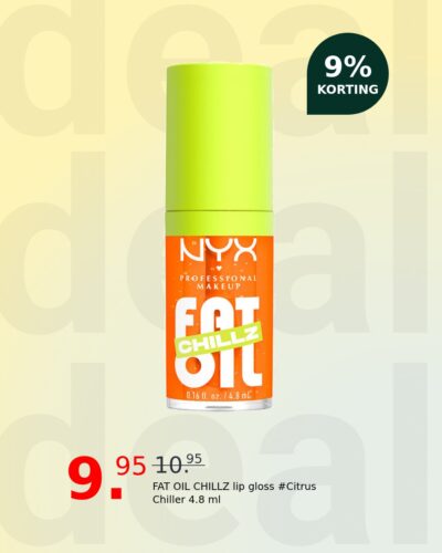 FAT OIL CHILLZ lip gloss #Citrus Chiller 4.8 ml