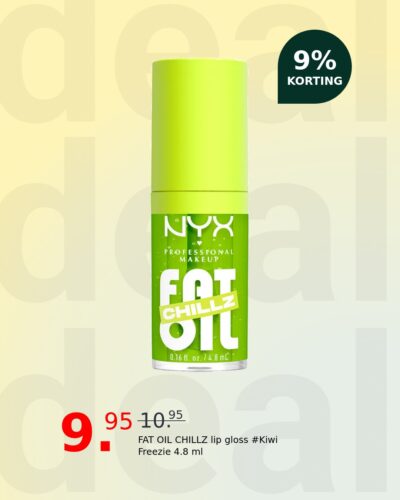 FAT OIL CHILLZ lip gloss #Kiwi Freezie 4.8 ml
