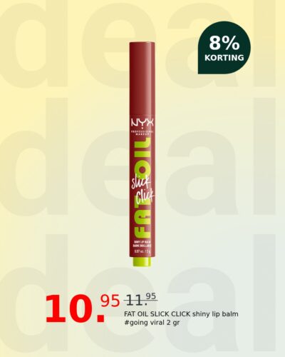 FAT OIL SLICK CLICK shiny lip balm #going viral 2 gr