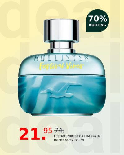 FESTIVAL VIBES FOR HIM eau de toilette spray 100 ml