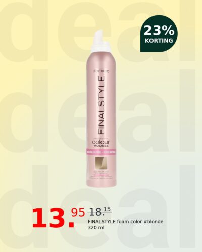 FINALSTYLE foam color #blonde 320 ml