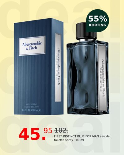 FIRST INSTINCT BLUE FOR MAN eau de toilette spray 100 ml