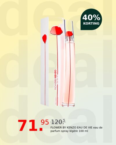 FLOWER BY KENZO EAU DE VIE eau de parfum spray légère 100 ml