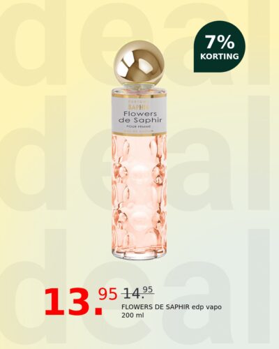 FLOWERS DE SAPHIR edp vapo 200 ml