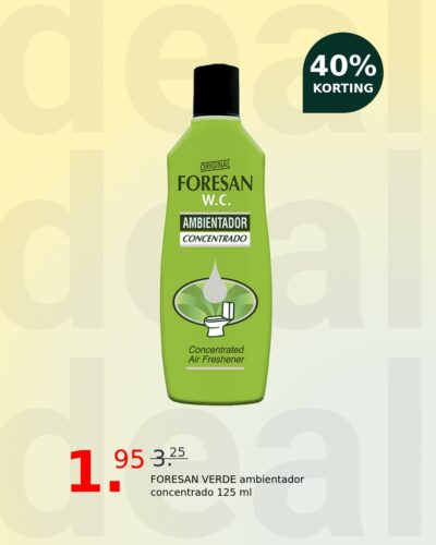FORESAN VERDE ambientador concentrado 125 ml